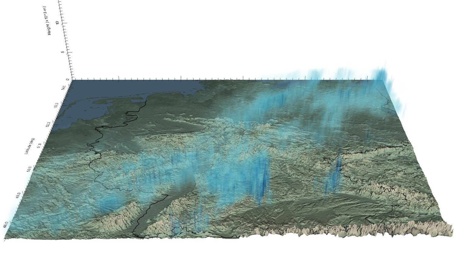 Click to enlarge 3d cloud precipitation
