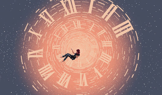 time spiral illustration