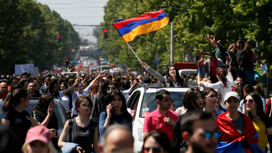 Click to enlarge rally Yerevan, Armenia
