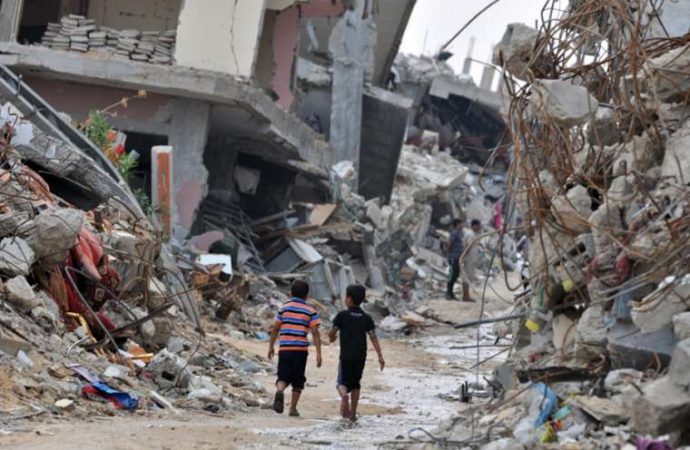 Click to enlarge Children in Gaza