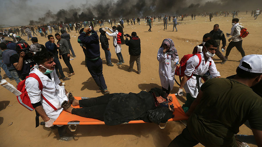 Click to enlarge injured palestinian