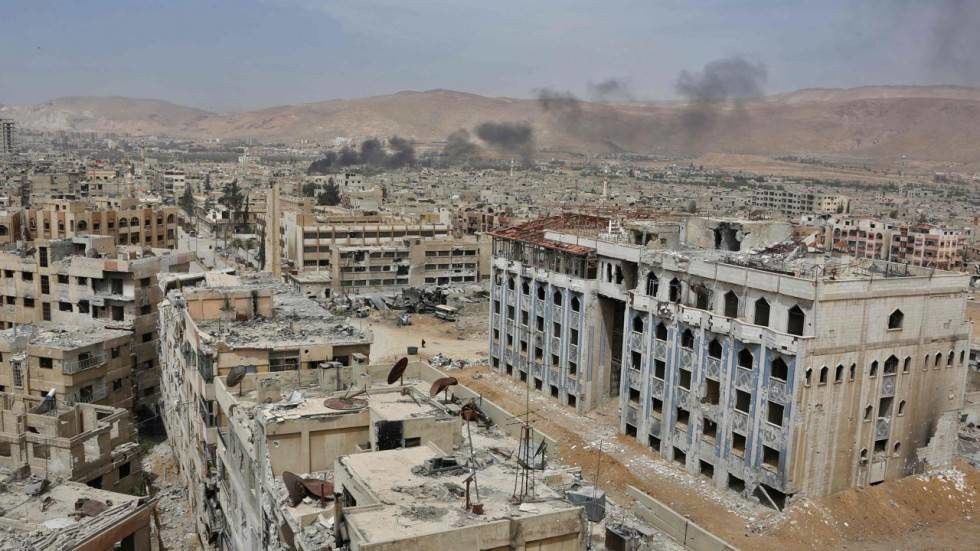 Click to enlarge syria bombing destruction