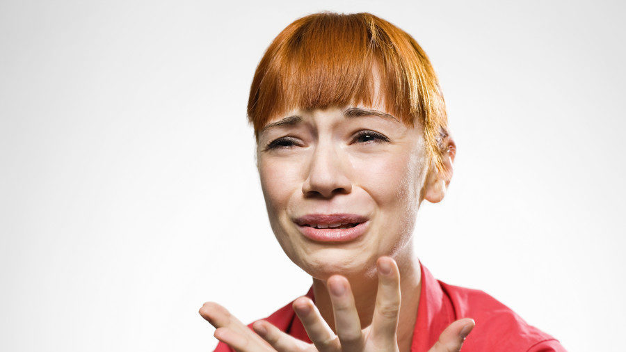 crying woman