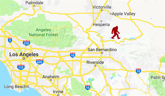 Map San Bernardino