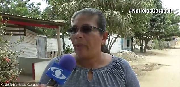 Adalmis Movil (pictured), mother of one of the girls affected, said her daughter 'felt something make a sound inside her body'