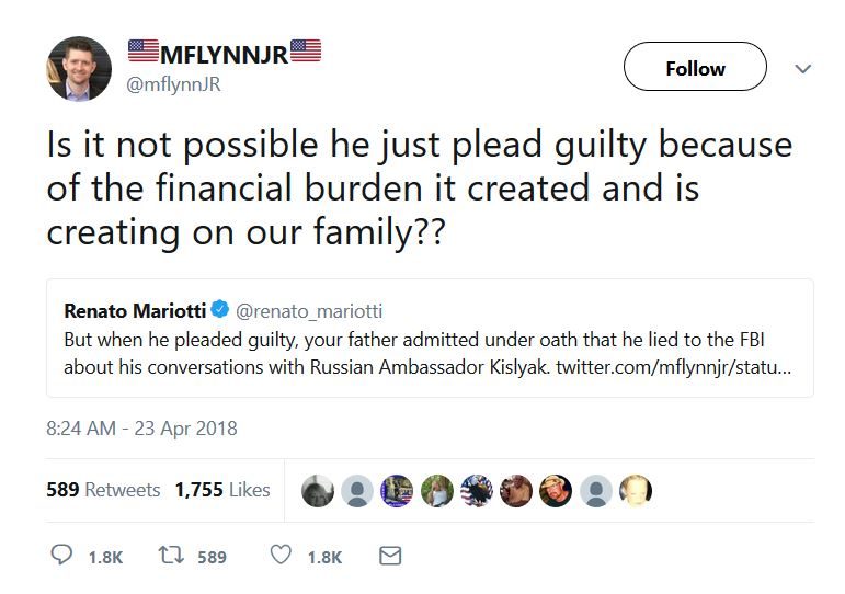 Click to enlarge flynn jr tweet