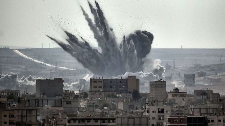 bombing syria