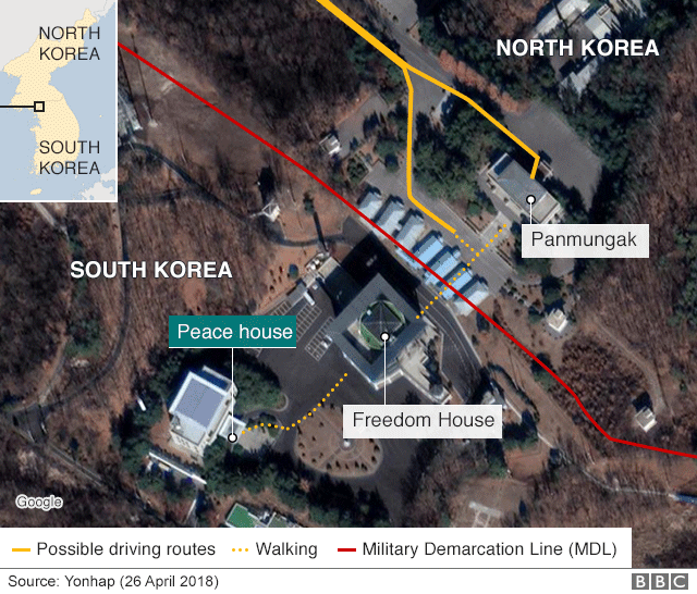 Click to enlarge korea peace summit