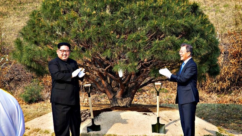 Click to enlarge korea peace summit