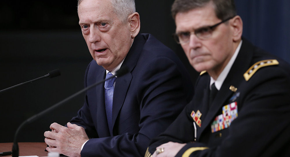 Pentagon chief James Mattis