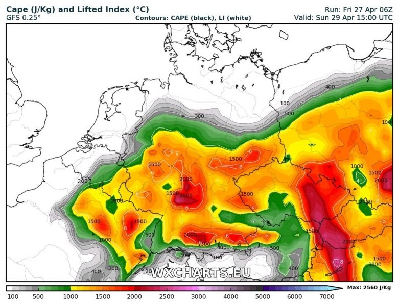 Click to enlarge storm europe 28th april 2018