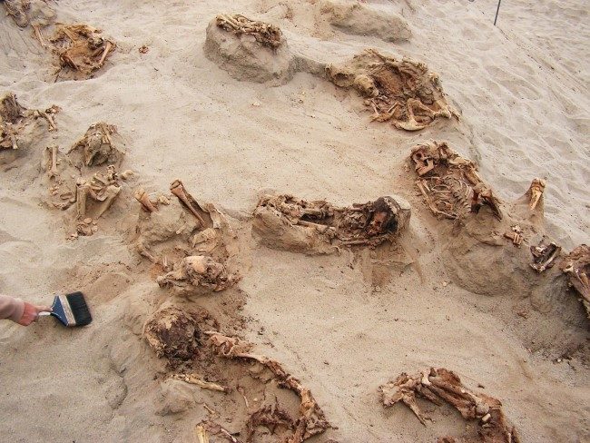 child sacrifice archaeological site