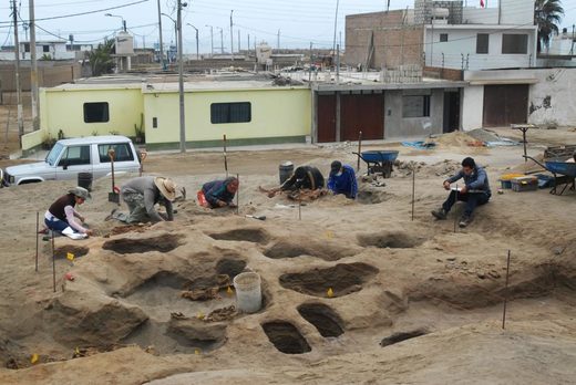 child sacrifice site Peru archaeology