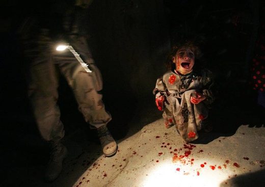 Click to enlarge Iraq war child scream