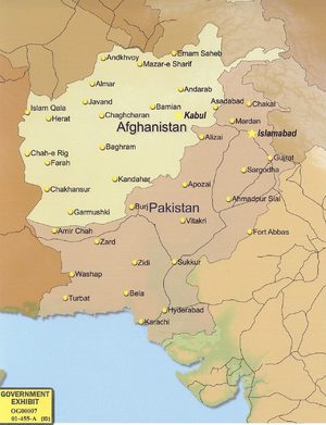 pakistan map
