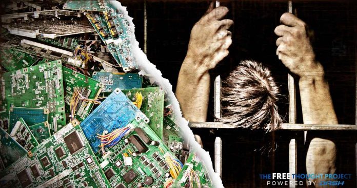 Click to enlarge computer parts prison