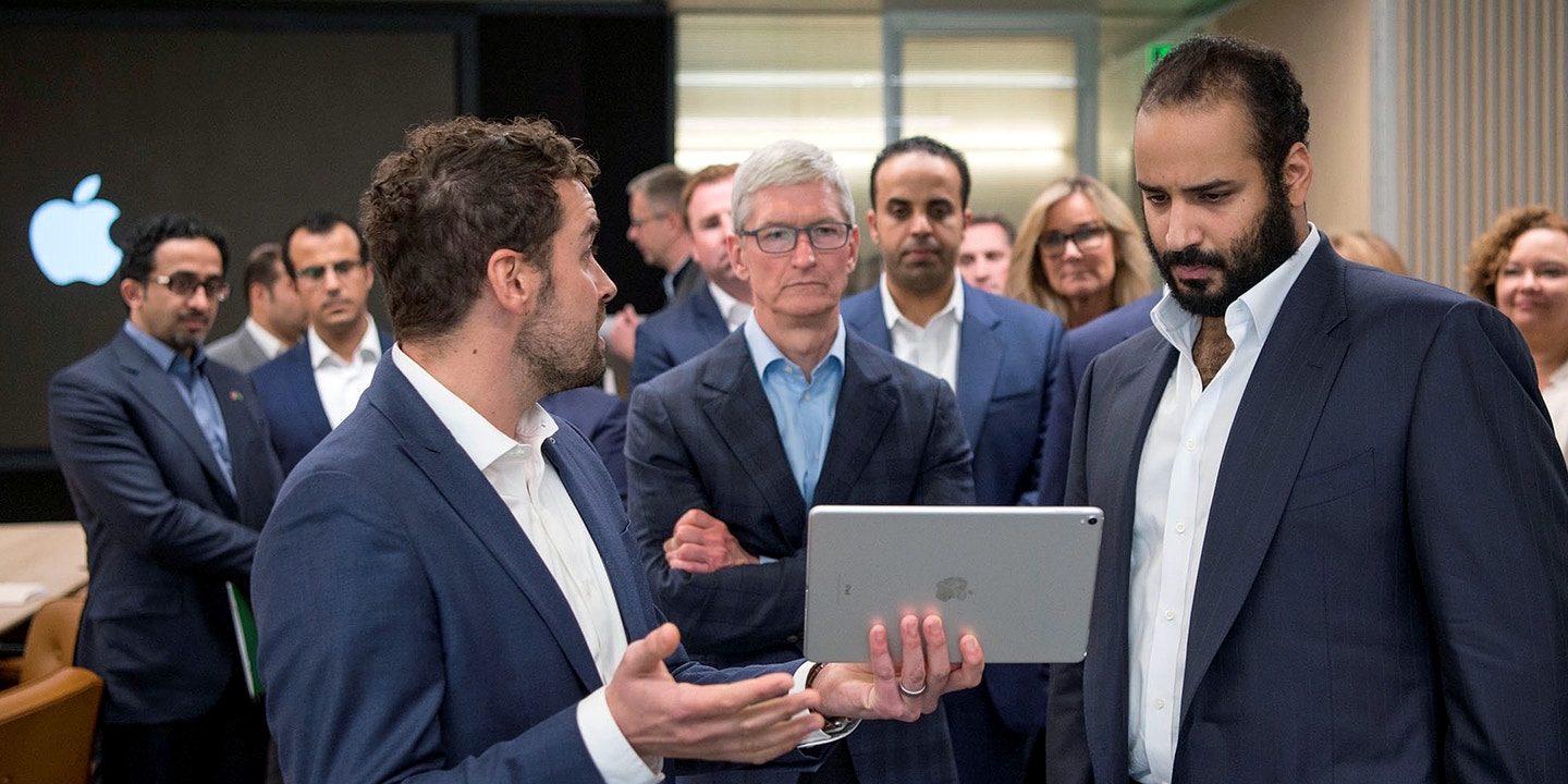 Apple CEO Tim Cook- Mohammed bin Salman