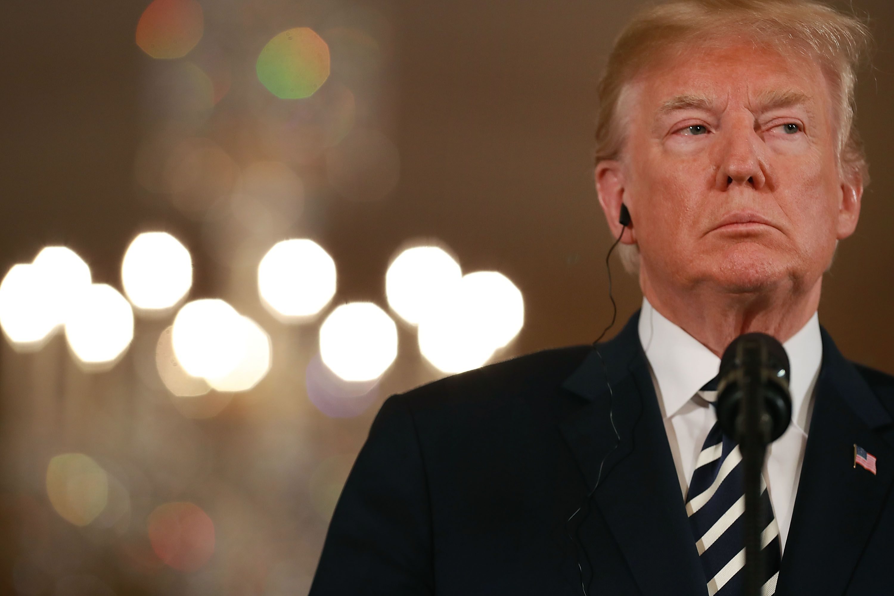 A student was reportedly asked to write about the “many lies” of President Trump.