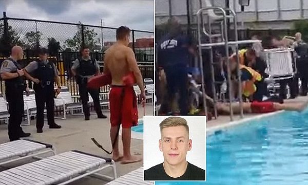 Man at pool