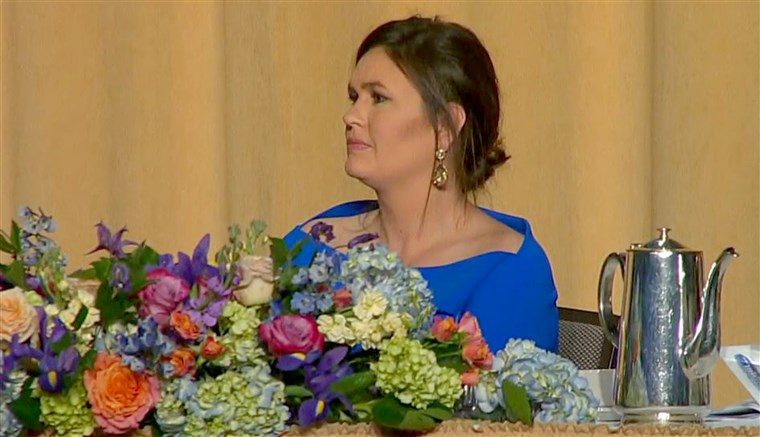 Click to enlarge Sara huckabee correspondents dinner