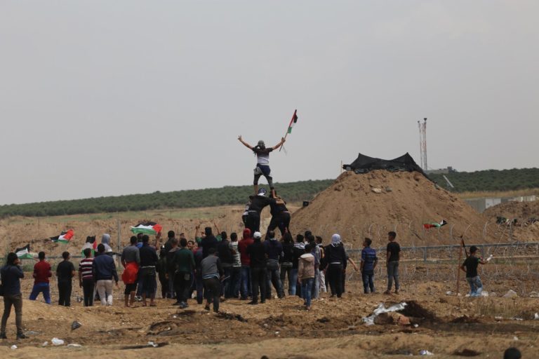 Click to enlarge gaza protest march of return