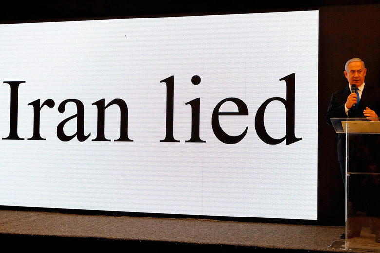 netanyahu iran powerpoint
