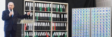 Click to enlarge natanyahu iran files
