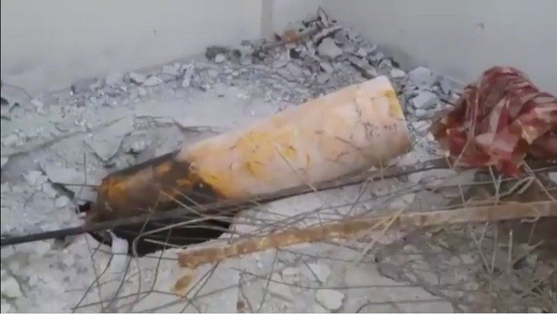 Click to enlarge cylinder bomb syria