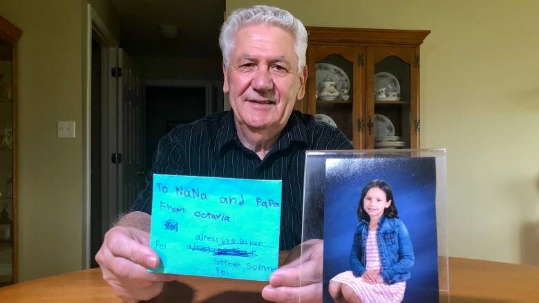 canada grandchild letter
