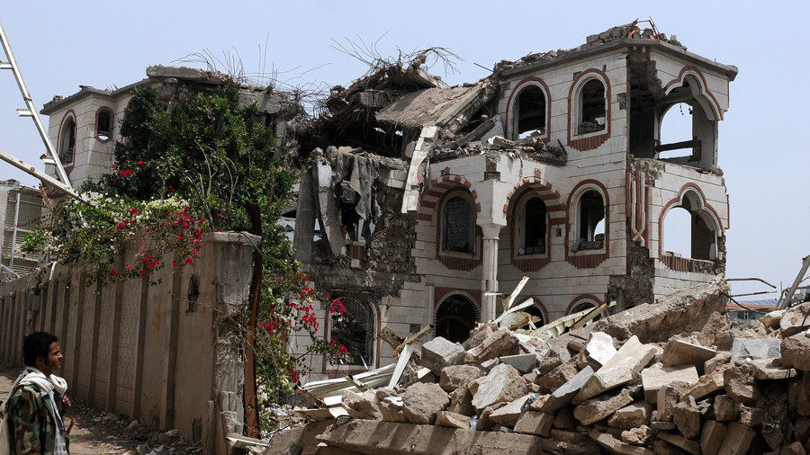 house destroyed Yemen