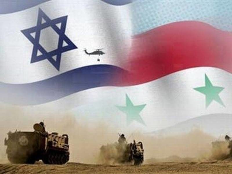 israel Syria flags war