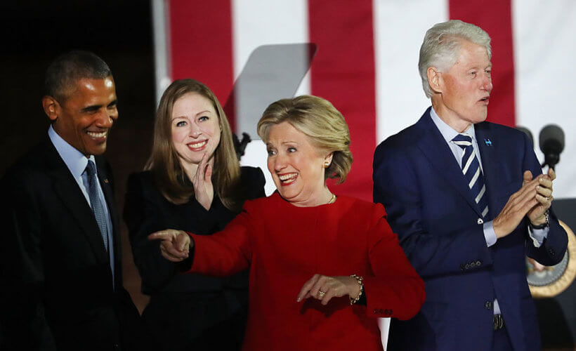 Click to enlarge clintons family