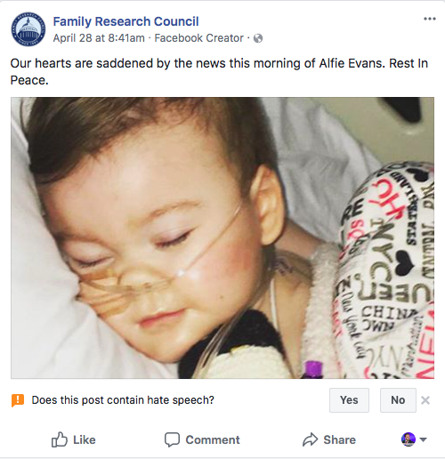 Click to enlarge facebook hate speech initiative