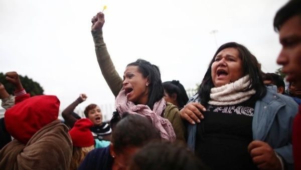 Central American Viacrucis Migrante caravan