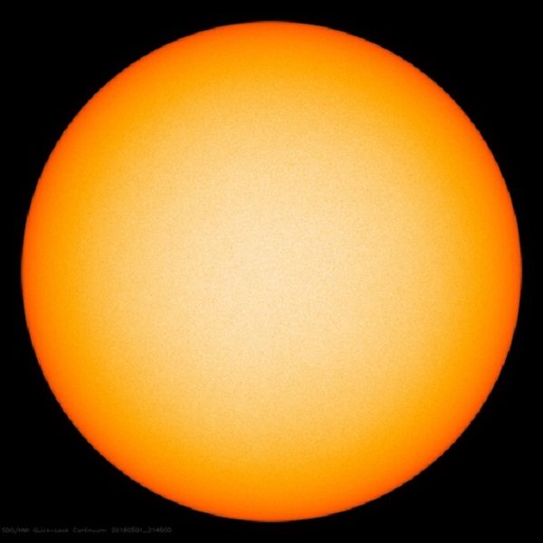 sunspotless sun