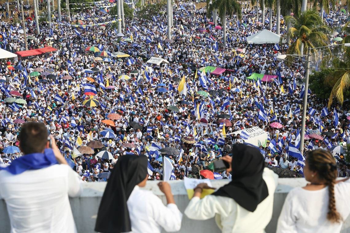 Click to enlarge managua march