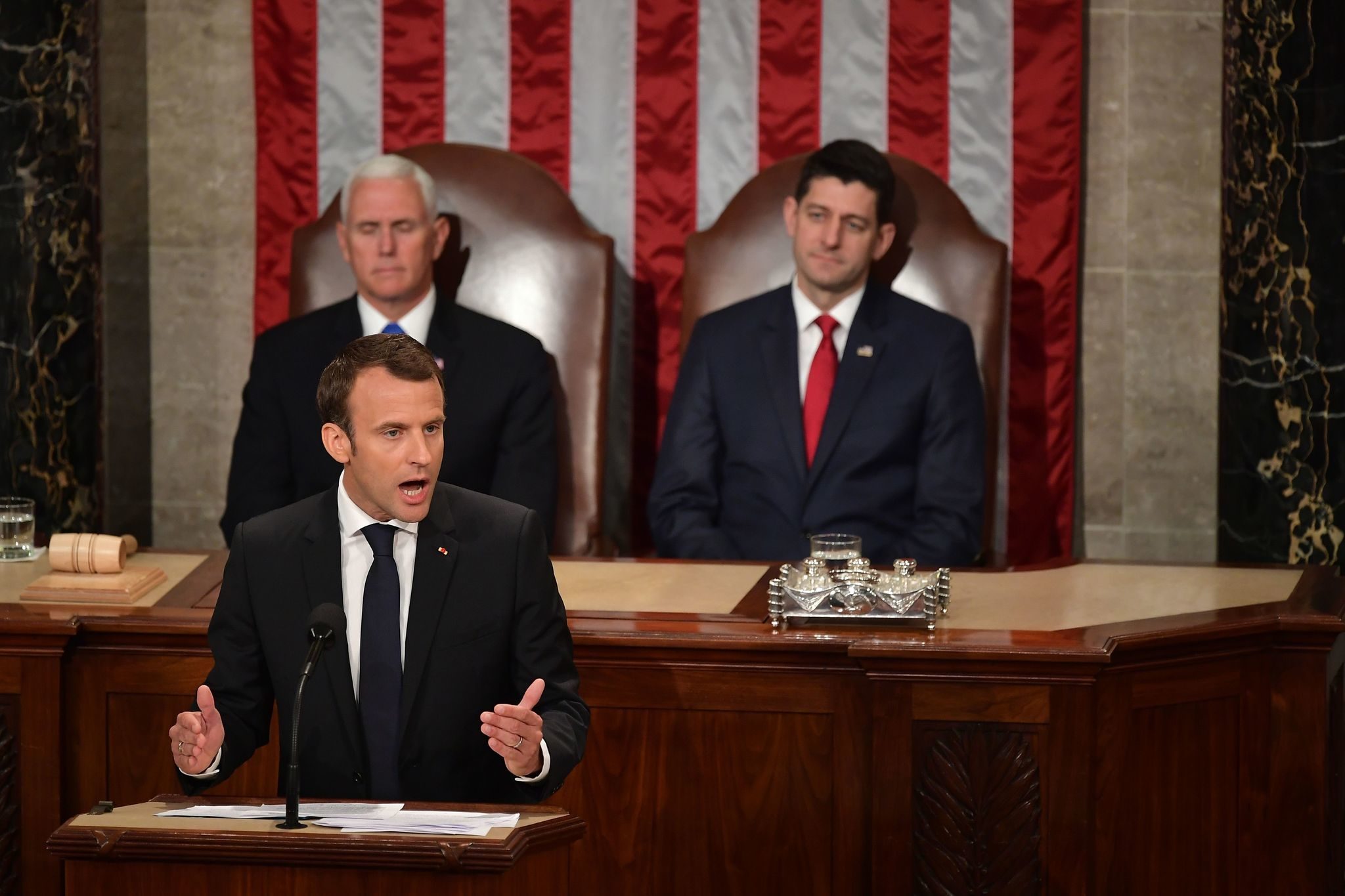 Macron speech US congress