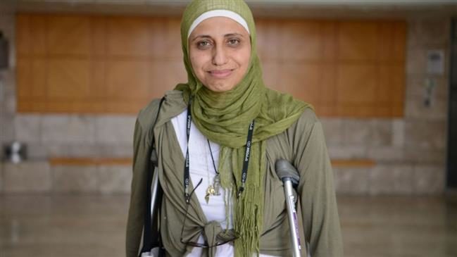 Click to enlarge Palestinian poet Dareen Tatour