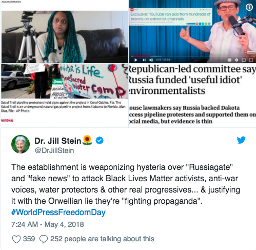 Jill Stein tweet