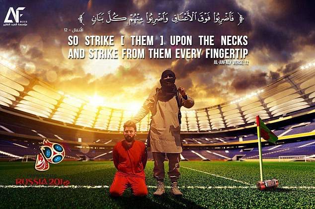 ISIS propaganda World Cup Messi