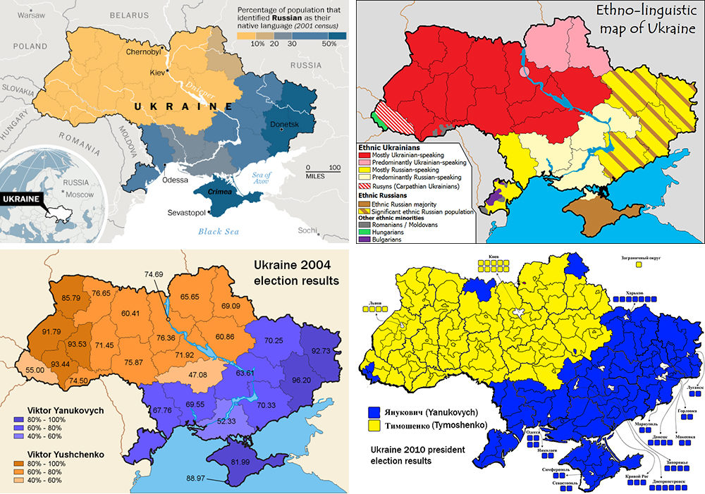 map modern ukraine
