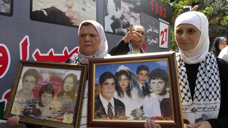 Click to enlarge Sabra and Shatila massacre Israel