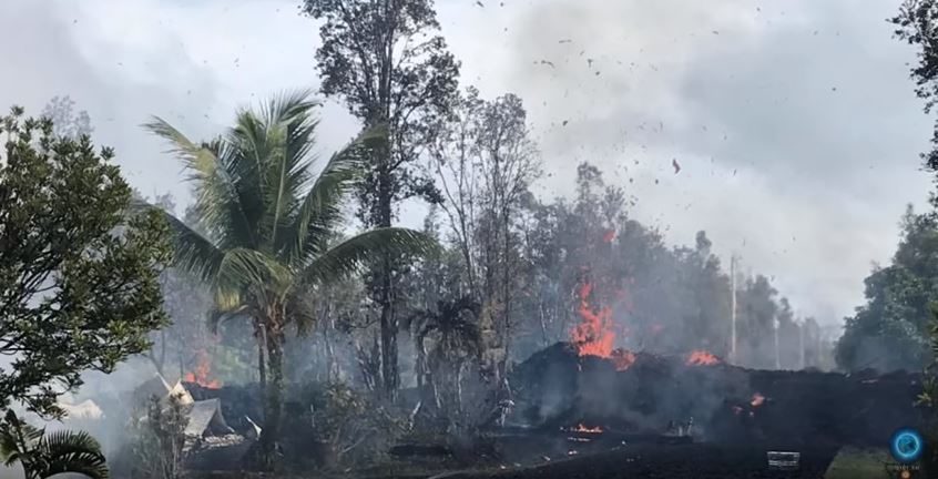 Click to enlarge Hawaii lava explosion