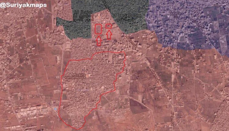 Click to enlarge Map of Syria 2018
