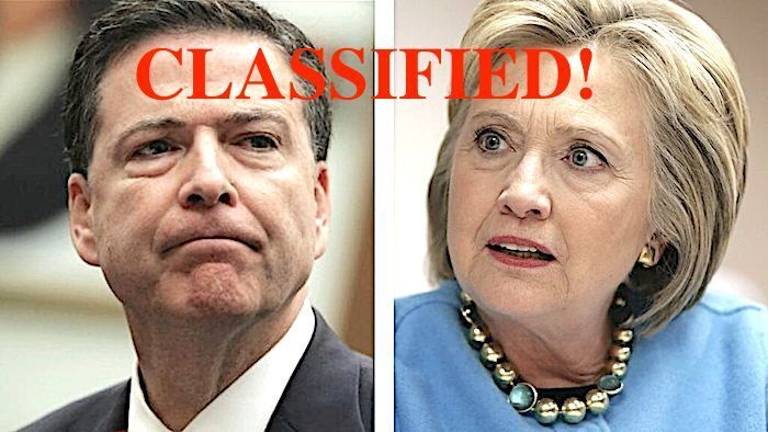 Click to enlarge ComeyCLintonCLassified