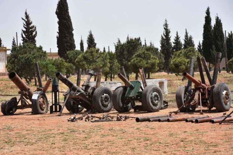 Click to enlarge Mortar cannons