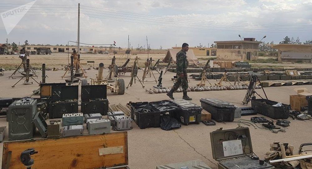 Click to enlarge The rich arsenal of terrorists in hands of the Syrian army