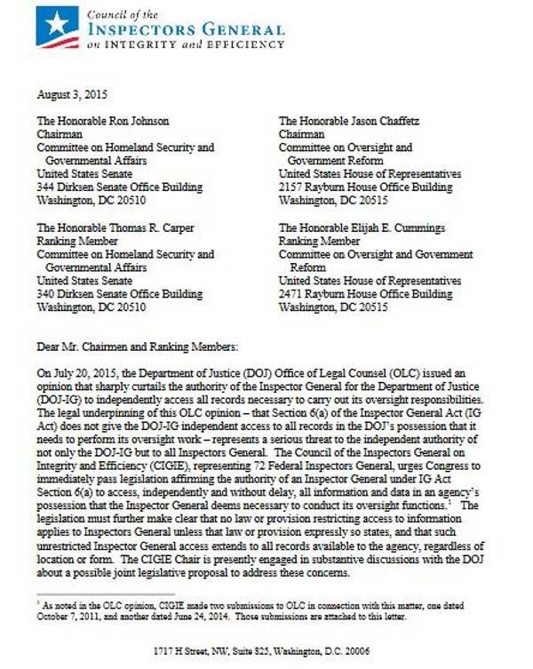 Click to enlarge Hororitz answer DOJ