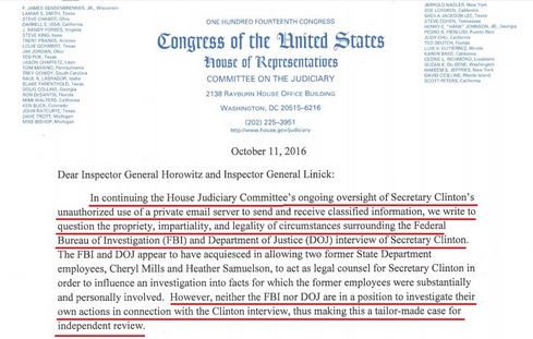 Click to enlarge goodlatte letter horowitz IG