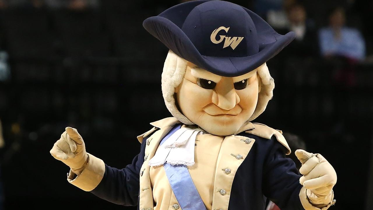Click to enlarge George Washington University Colonials mascot